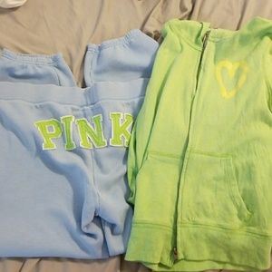 Pink victoria secret set